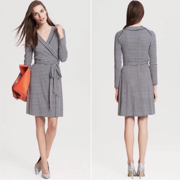 Banana Republic Gemma Wrap Black and White Women’s Dress (Size XS) - Picture 8 of 8